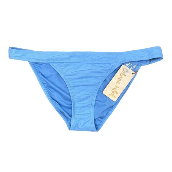 Cabana del Sol Bikini Bottom Women’s Size XL‎ - Carolina Blue Ribbed Solid - NWT - Picture 1 of 5